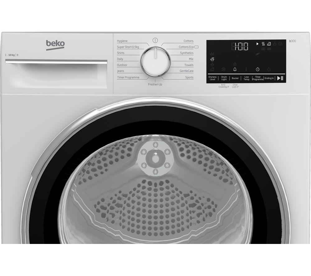 BEKO Pro B3T41011DW 10 kg Condenser Tumble Dryer - White image number 4 of 6