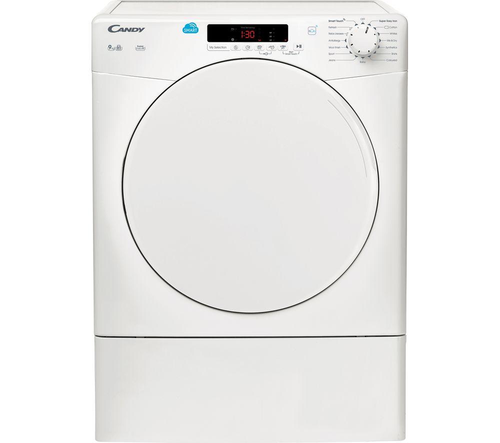 CANDY Smart CSE V9DF NFC 9kg Vented Tumble Dryer - White
