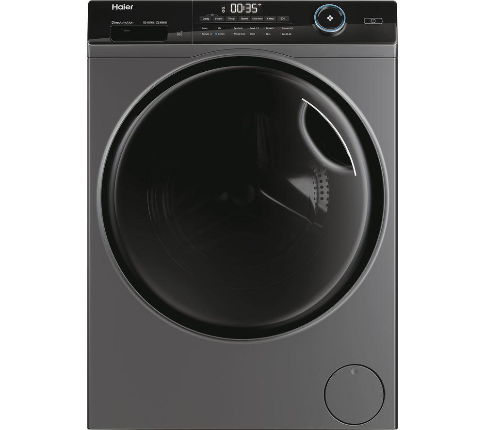 HAIER I-Pro Series 5 HW100-B14959S8U1UK WiFi-enabled 10 kg 1400 rpm Washing Machine - Anthracite, Silver/Grey