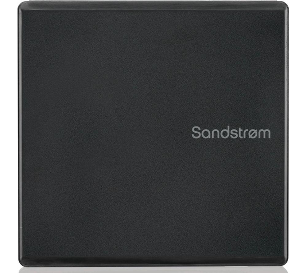 Image of SANDSTROM Ultra Slim SEDVDBK22 External CD/DVD Writer - Black