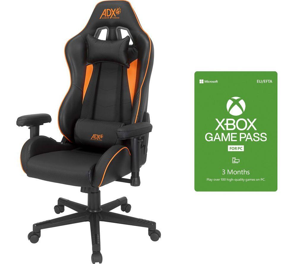 Buy ADX Race19 Gaming Chair & 3 Month Xbox Game Pass for PC Bundle Currys