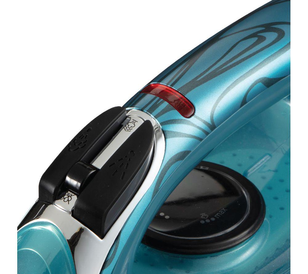 RUSSELL HOBBS PowerSteam Ultra Coconut Smooth 26340 Steam Iron - Blue image number 4 of 4