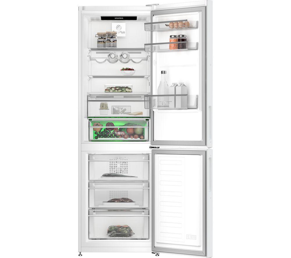 GRUNDIG VitaminZone GKN4685VW 60/40 Fridge Freezer - White image number 2 of 4