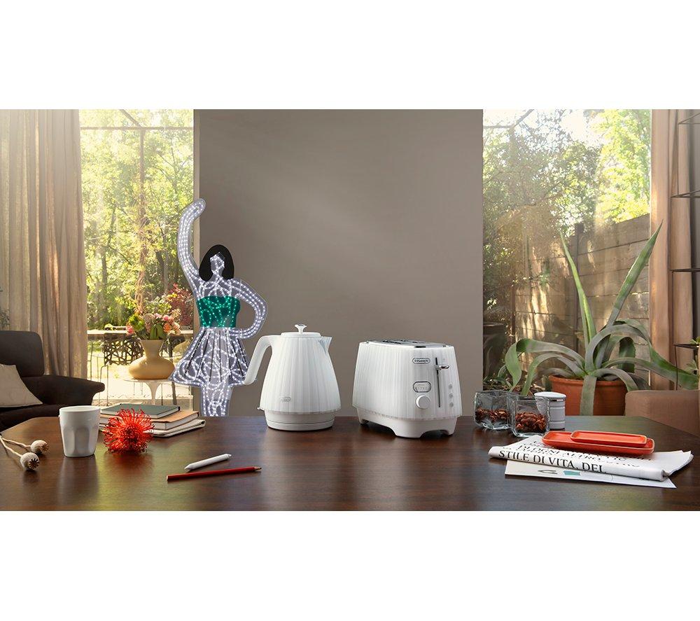 DELONGHI Ballerina KBD3001.W Jug Kettle - White image number 6 of 6