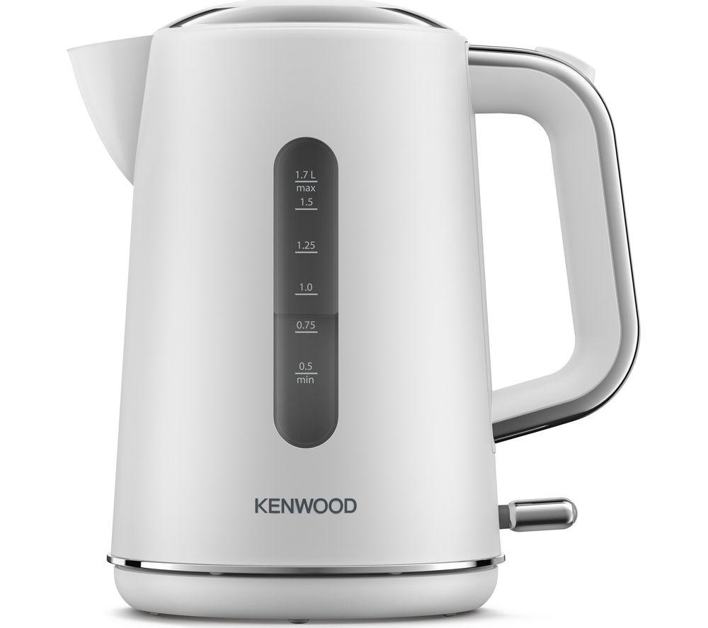 Buy KENWOOD Abbey Lux ZJP05.COWH Jug Kettle Matte White & Chrome Currys