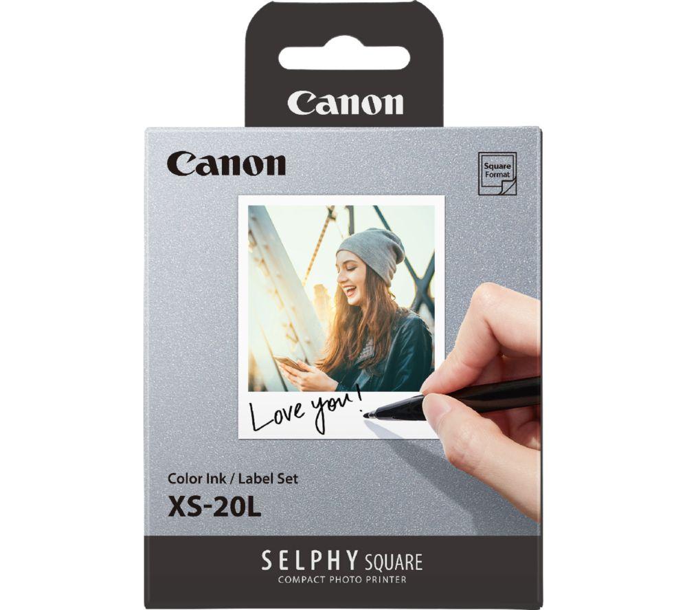 CANON XS-20L 72 x 85 mm Photo Paper & Ink Set - 20 Sheets