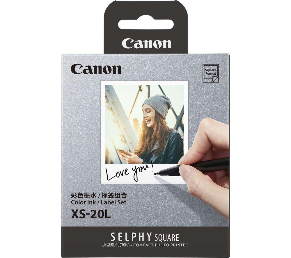 Canon SELPHY Color Ink & Label XS-20L Set (20 Sheets)