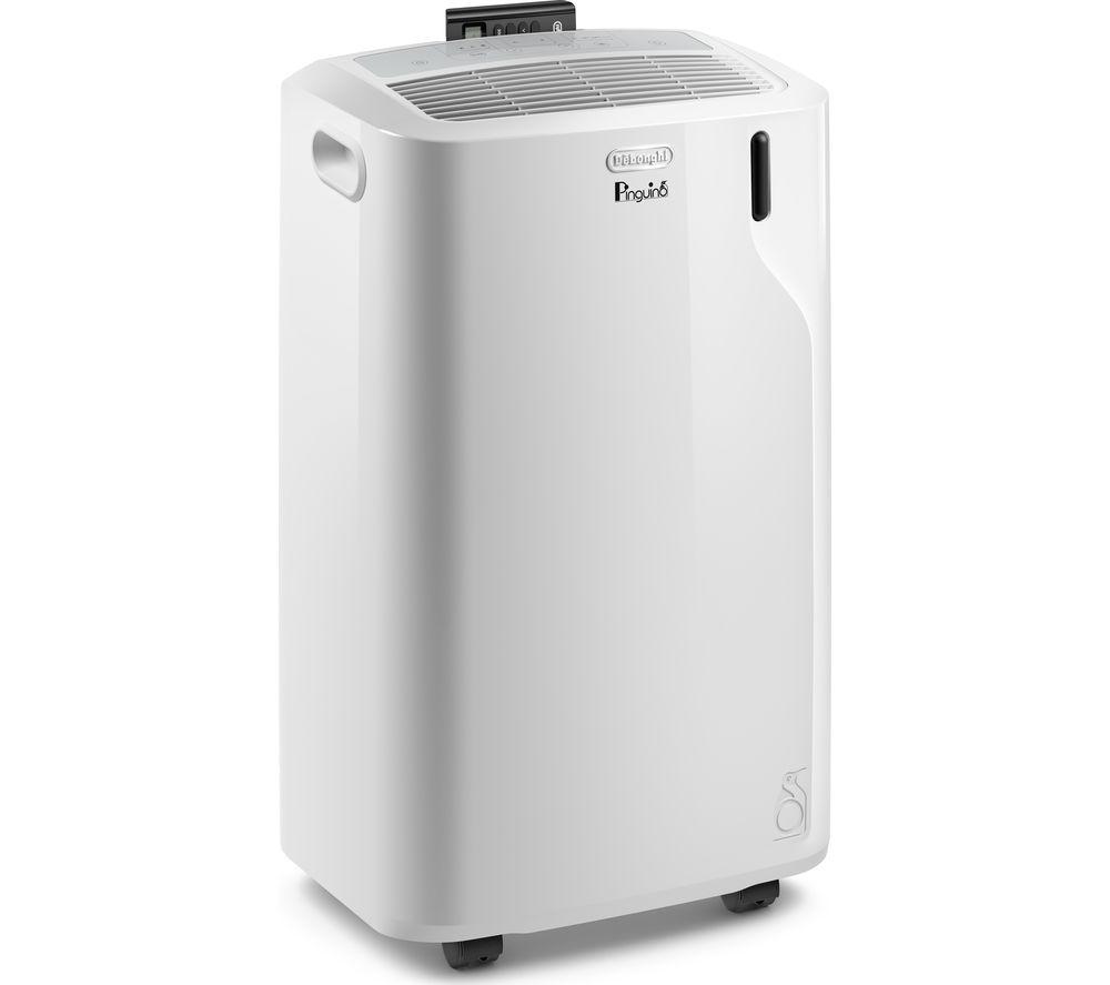 DELONGHI Pinguino EM77 ECO 9000 BTU Air Conditioner & Dehumidifier ? White, White