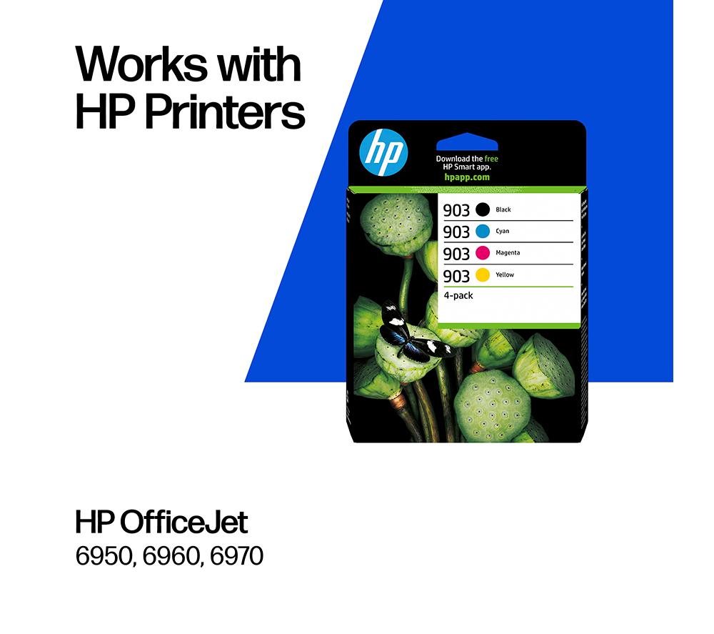 HP 903 Original Cyan, Magenta, Yellow & Black Ink Cartridges - Multipack image number 2 of 14