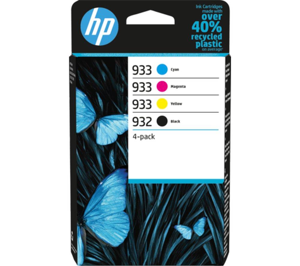 HP 6ZC71AE 932/933 Original Ink Cartridges, Black/Cyan/Magenta/Yellow, Multipack