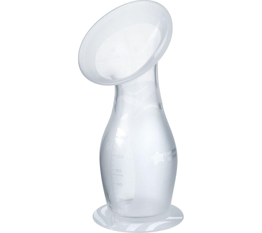 TOMMEE TIPPEE Made for Me Silicone Manual Breast Pump - Transparent