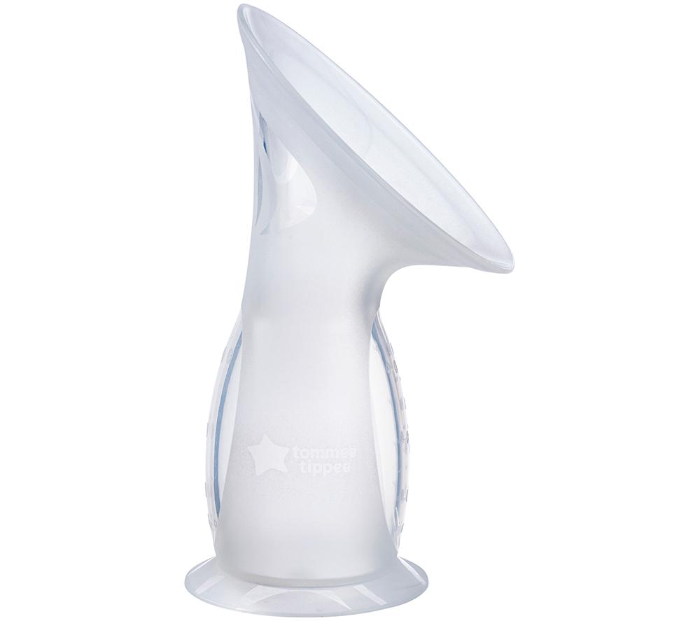 TOMMEE TIPPEE Made for Me Silicone Manual Breast Pump - Transparent image number 2 of 3