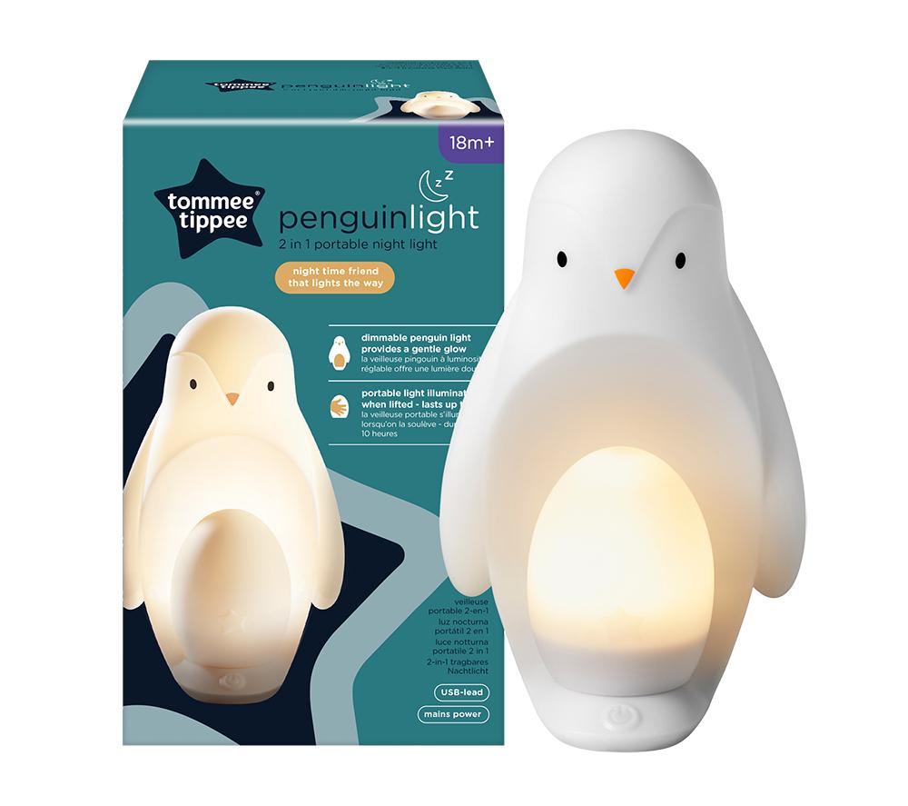 TOMMEE TIPPEE Penguin Night Light - White image number 5 of 6