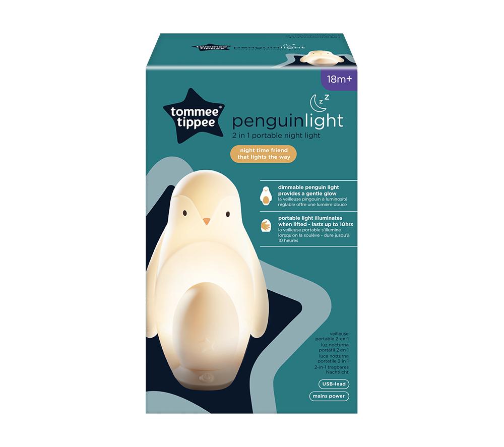 TOMMEE TIPPEE Penguin Night Light - White image number 6 of 6