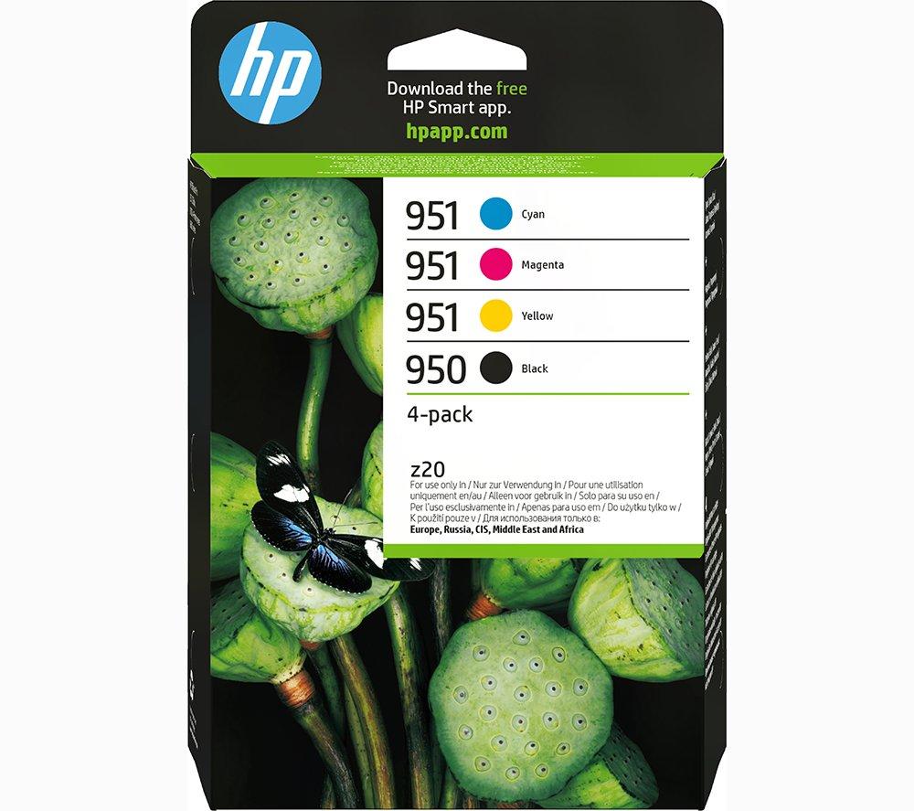 HP 950 & 951 Cyan, Magenta, Yellow & Black Ink Cartridges - Multipack, Black,Yellow,Cyan,Magenta