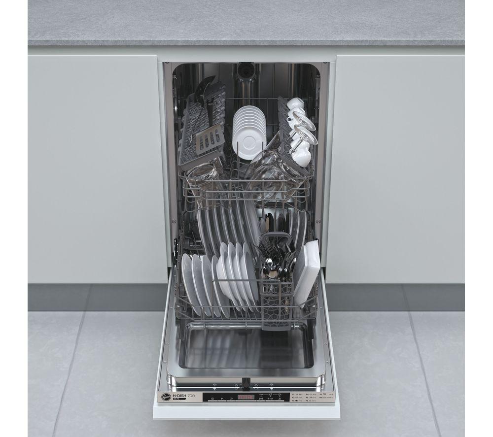 HOOVER HMIH 2T1047-80 Slimline Fully Integrated Dishwasher image number 3 of 4