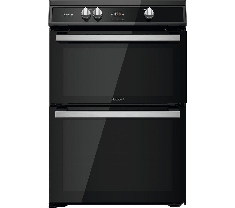 HOTPOINT MyMenu HDT67I9HM2C/UK 60 cm Electric Induction Cooker – Black, Black