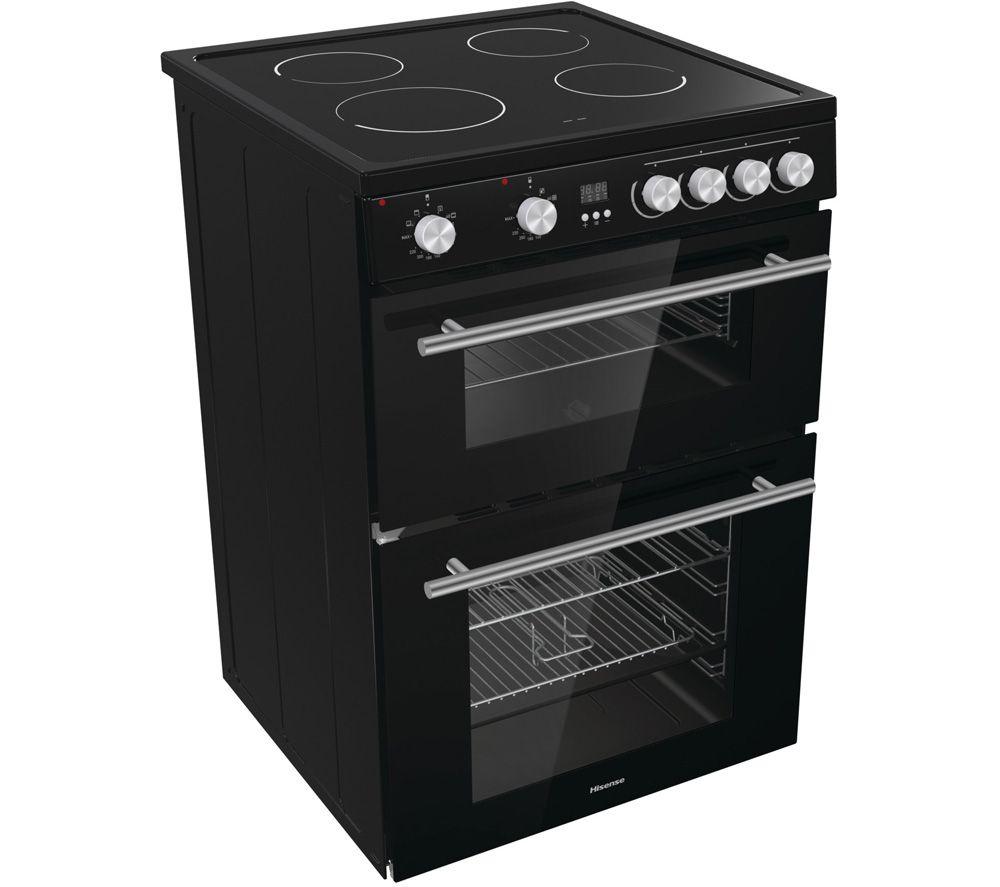 HISENSE HDE3211BBUK 60 cm Electric Ceramic Cooker - Black image number 4 of 17