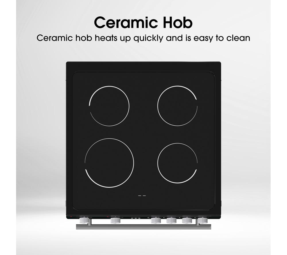 HISENSE HDE3211BBUK 60 cm Electric Ceramic Cooker - Black image number 12 of 17