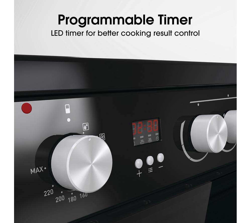 HISENSE HDE3211BBUK 60 cm Electric Ceramic Cooker - Black image number 16 of 17