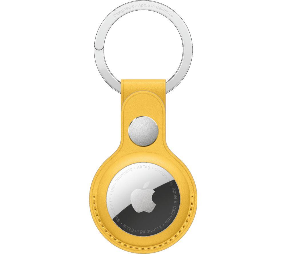Buy APPLE AirTag Leather Key Ring Meyer Lemon Currys