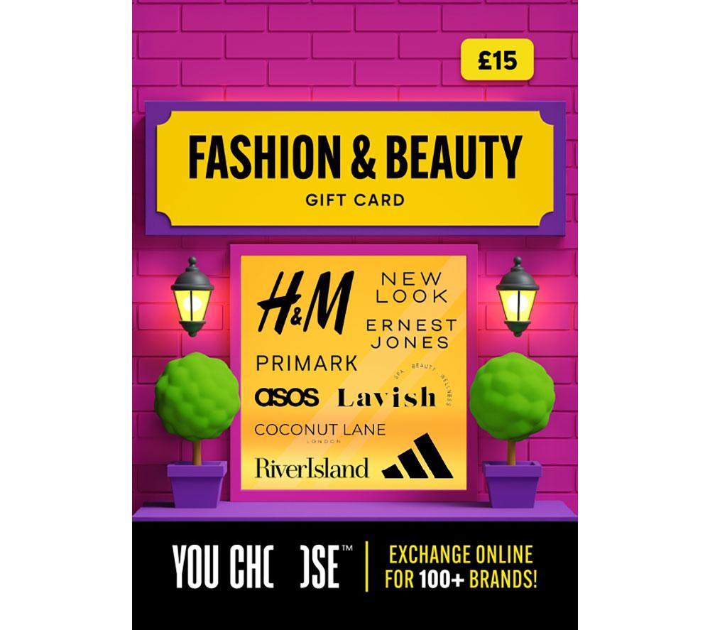Image of YOU CHOOSE Fashion & Beauty Gift Card - £15