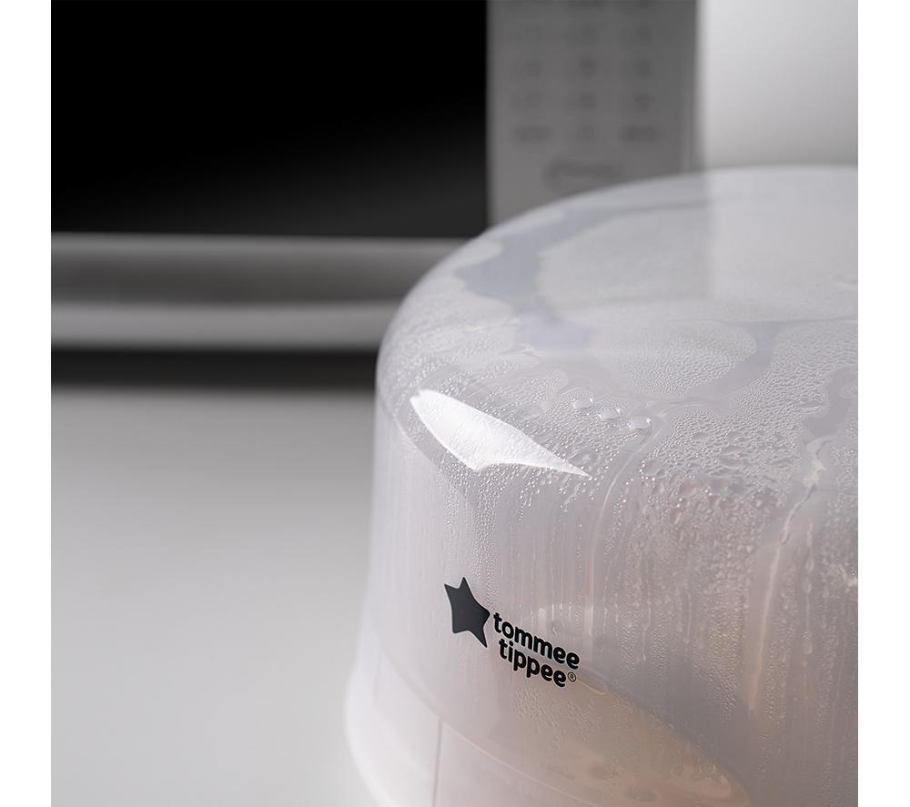 TOMMEE TIPPEE Steam Microwave Steriliser - White image number 4 of 4
