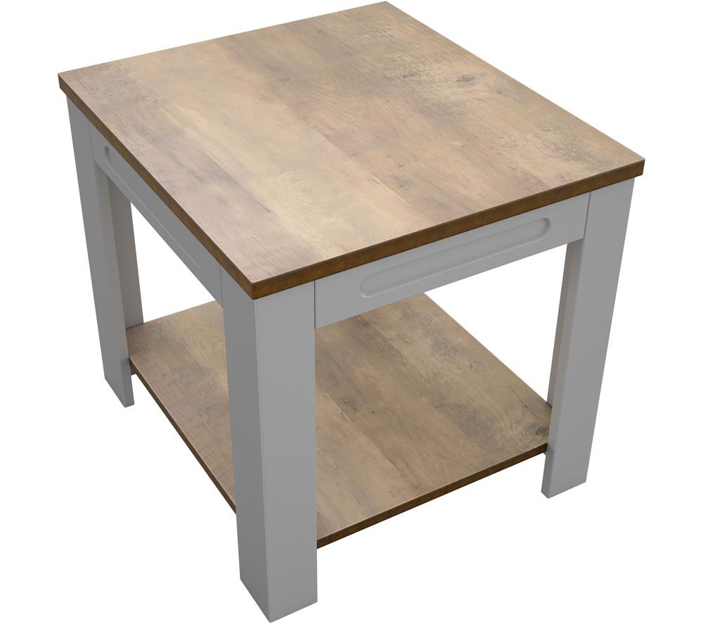 Image of AVF Whitesands FT50WSSG Side Table - Wood & Grey