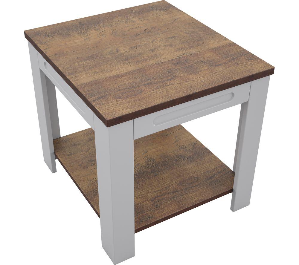 AVF Whitesands FT50WSSG Side Table - Wood & Grey