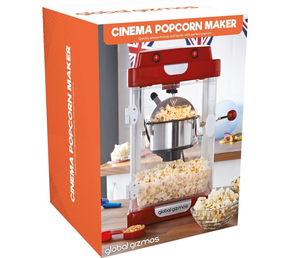 GLOBAL GIZMOS 54500 Popcorn Maker - Red image number 4 of 5