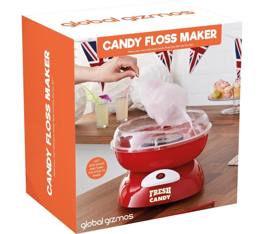 GLOBAL GIZMOS 51560 Premium Candy Floss Maker - Red image number 5 of 6