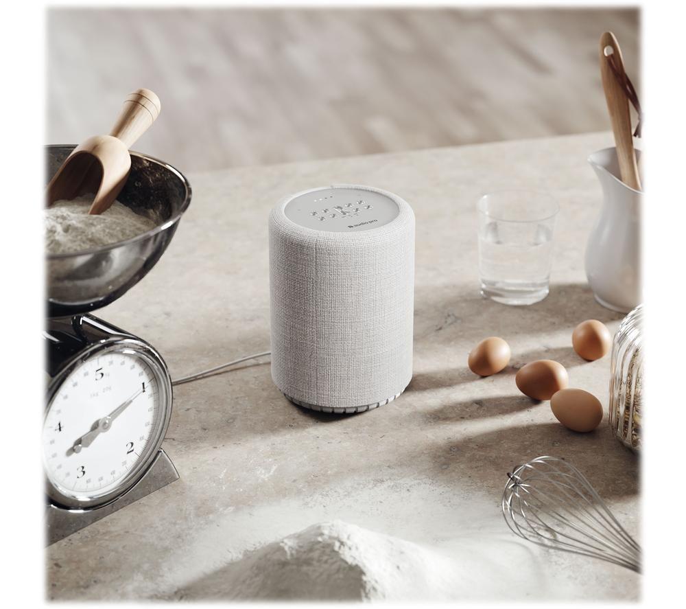 AUDIO PRO G10 Wireless Multi-room Speaker with Google Assistant - Light Grey image number 5 of 5