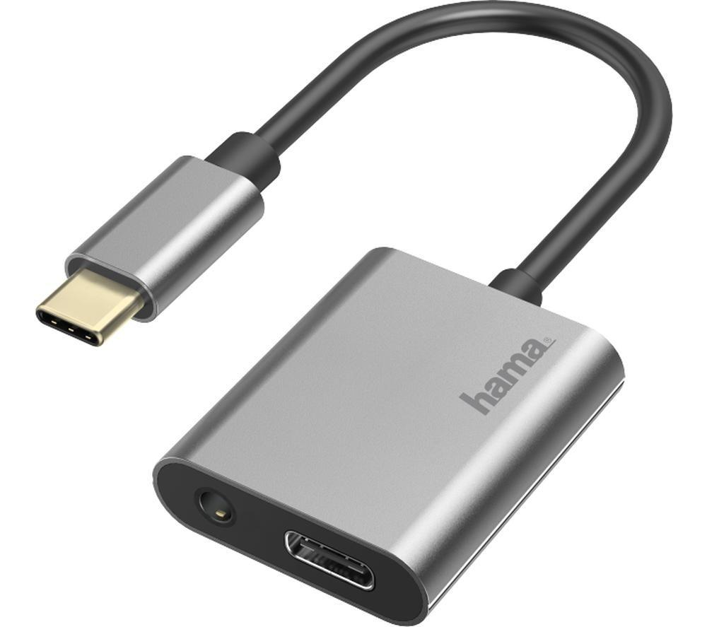 Image of HAMA Prime Line 2-in-1 USB Type-C Audio Adapter