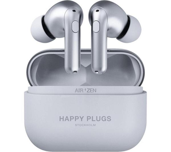 HAPPY PLUGS Air 1 Zen Wireless Bluetooth Earbuds - Silver image number 0