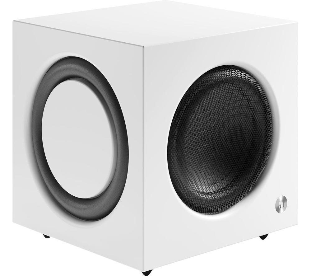 Subwoofer with Bass Reflex | Wired | Bass | Home | Entertainment | Audio | Streaming | TV Sound | Wi|Fi | Digital Class D Amplifier | 200W | SW-10 | Black