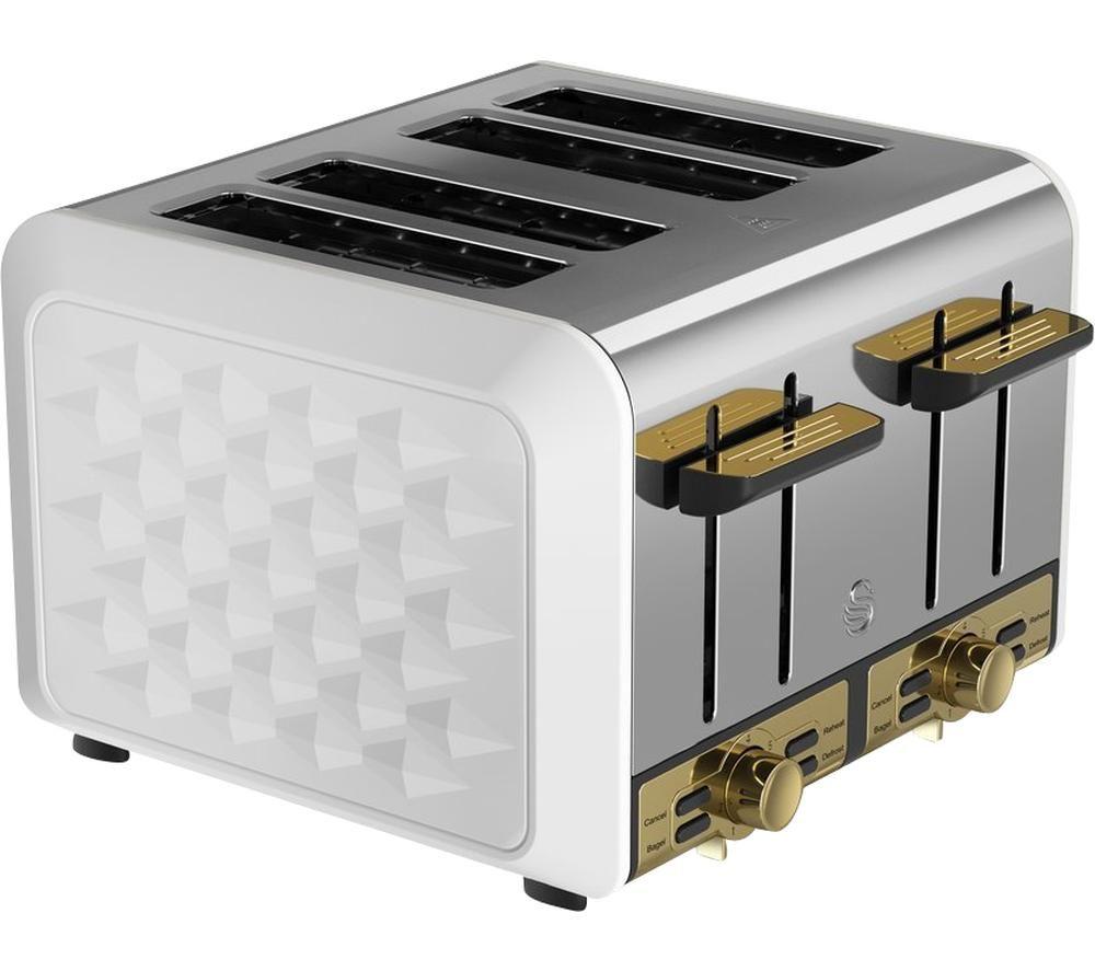 SWAN Gatsby ST14084WHTN 4Slice Toaster review 9.1 / 10
