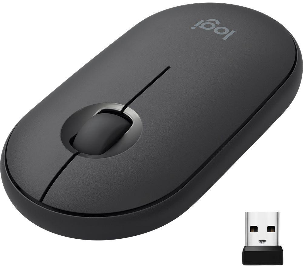 LOGITECH K380 & Pebble M350 Wireless Keyboard & Mouse Bundle - Dark Grey & Black image number 5 of 8