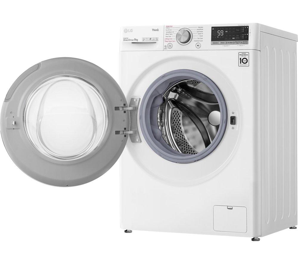 LG EZDispense TurboWash with AI DD V7 F4V709WTSA WiFi-enabled 9 kg 1400 Spin Washing Machine - White image number 7 of 16