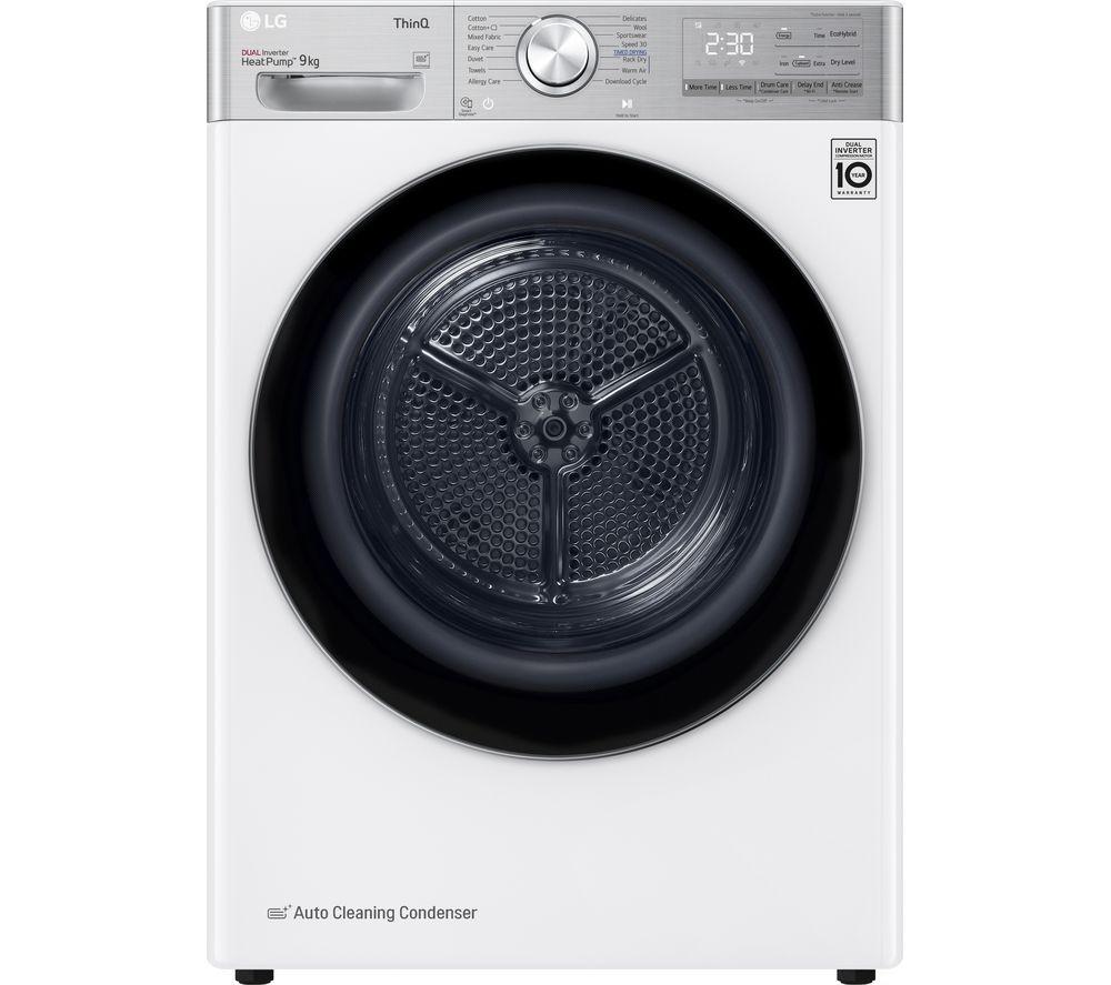LG FDV1109W WiFi-enabled 9 kg Heat Pump Tumble Dryer review