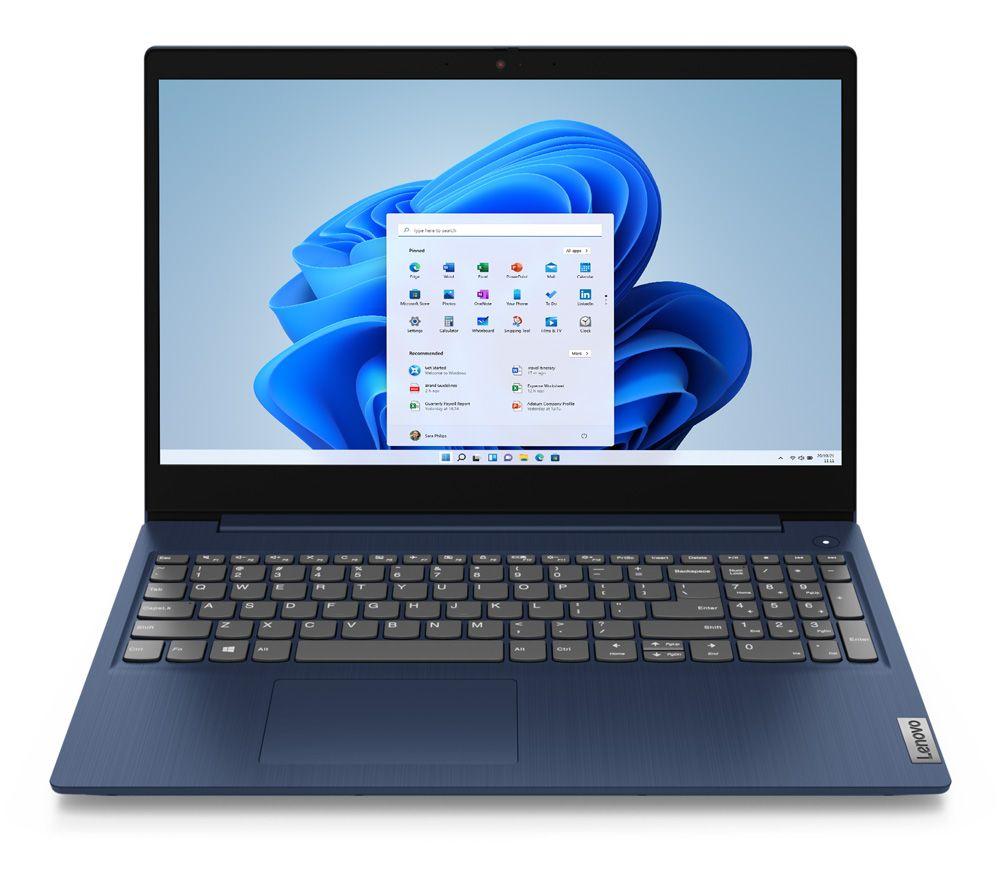Image of LENOVO IdeaPad 3i 15.6" Laptop - Intel®Celeron, 128 GB SSD, Blue, Blue