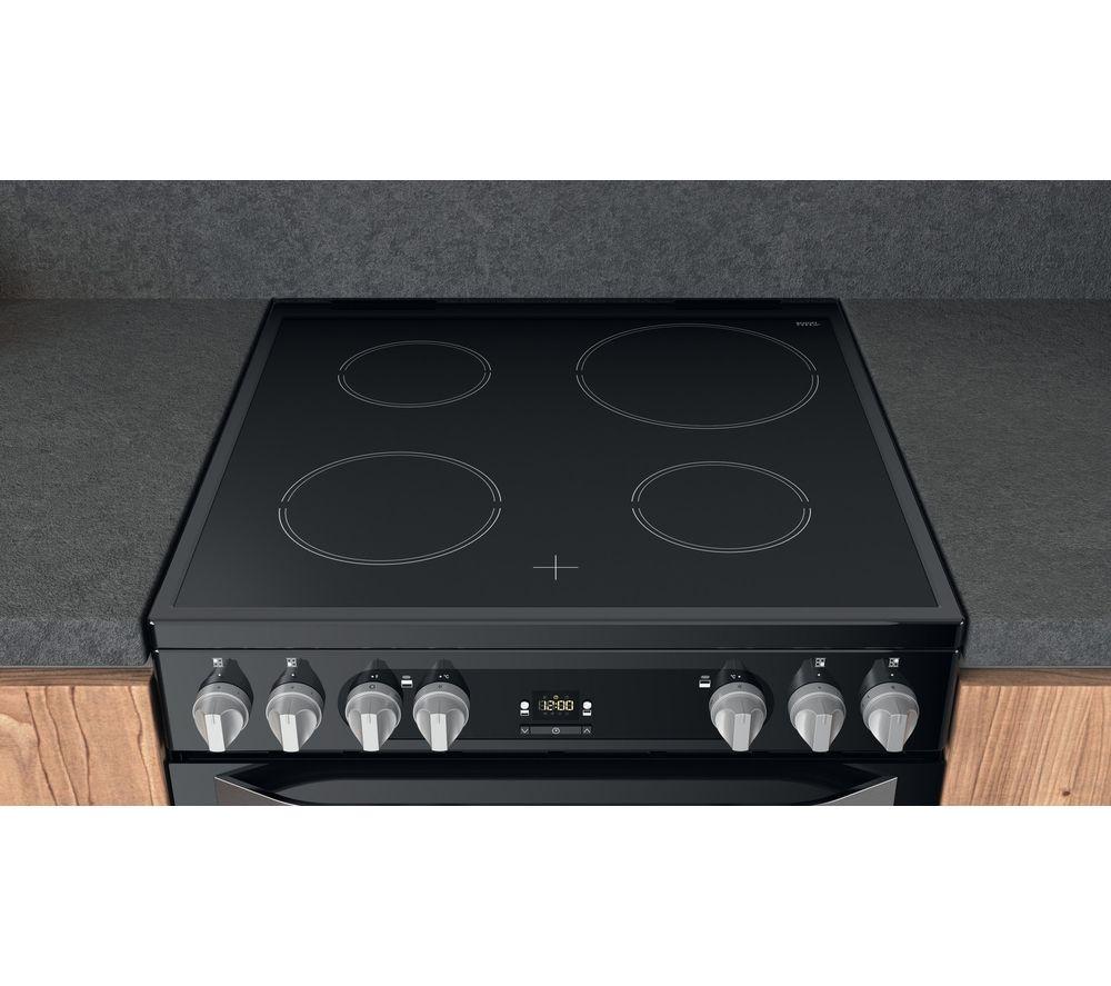 HOTPOINT HDM67V9HCX 60 cm Electric Ceramic Cooker - Black image number 6 of 11