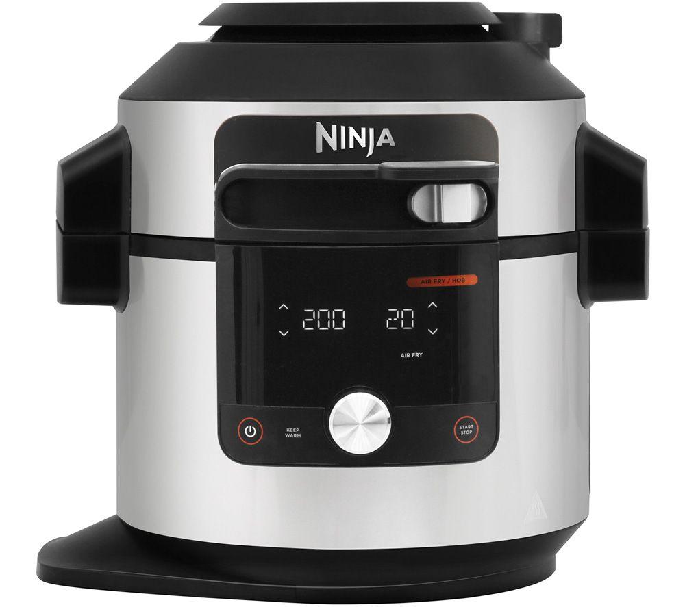 NINJA Foodi MAX 15-in-1 SmartLid OL750UK Multicooker & Air Fryer - Stainless Steel & Black, Stainles