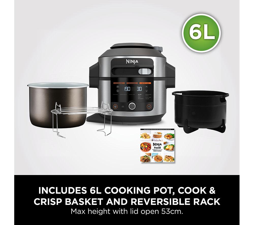 Buy NINJA Foodi 11 in 1 SmartLid OL550UK Multicooker Air Fryer Stainless Steel Black Currys