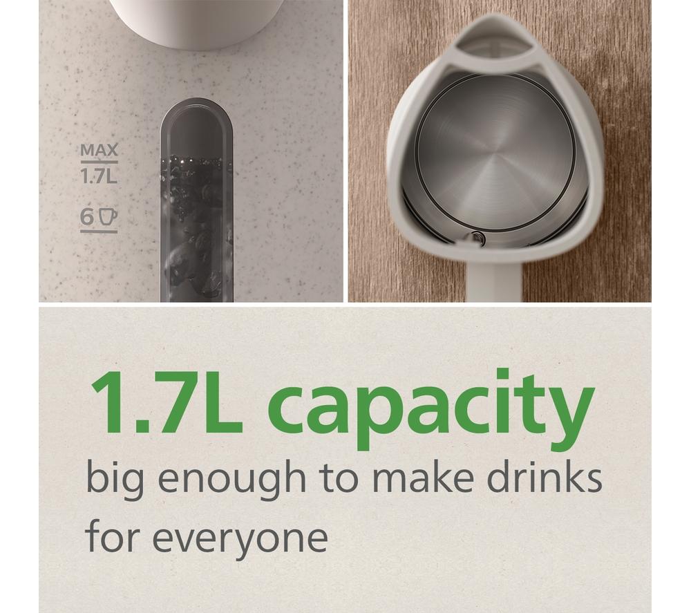 PHILIPS Eco Conscious Collection HD9365/11 Jug Kettle - White image number 6 of 9