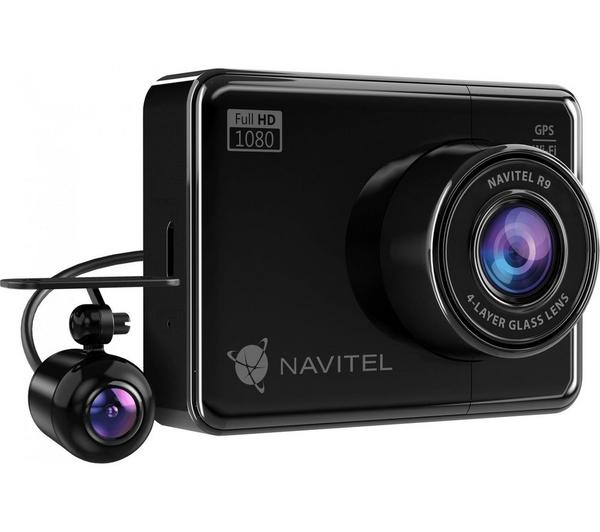 NAVITEL R9 Dual Full HD Front & HD Rear Dash Cam - Black