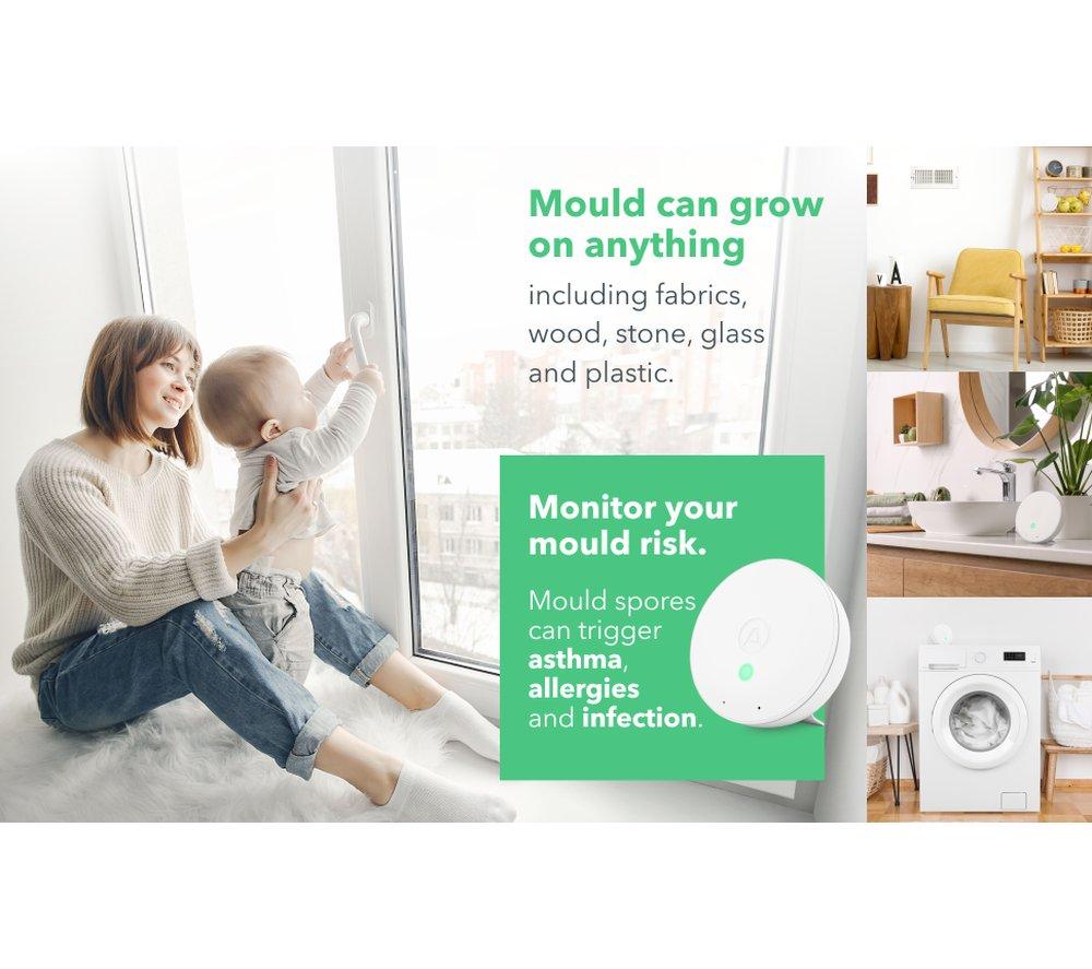 AIRTHINGS Wave Mini Indoor Air Quality Monitor image number 2 of 6