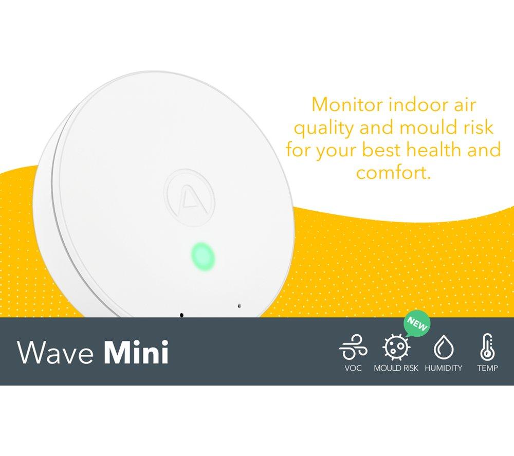 AIRTHINGS Wave Mini Indoor Air Quality Monitor image number 3 of 6