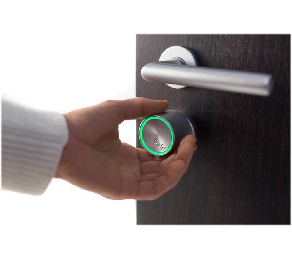 BOLD SX-33 Smart Door Lock with Connect Control Hub - Silver image number 2 of 8