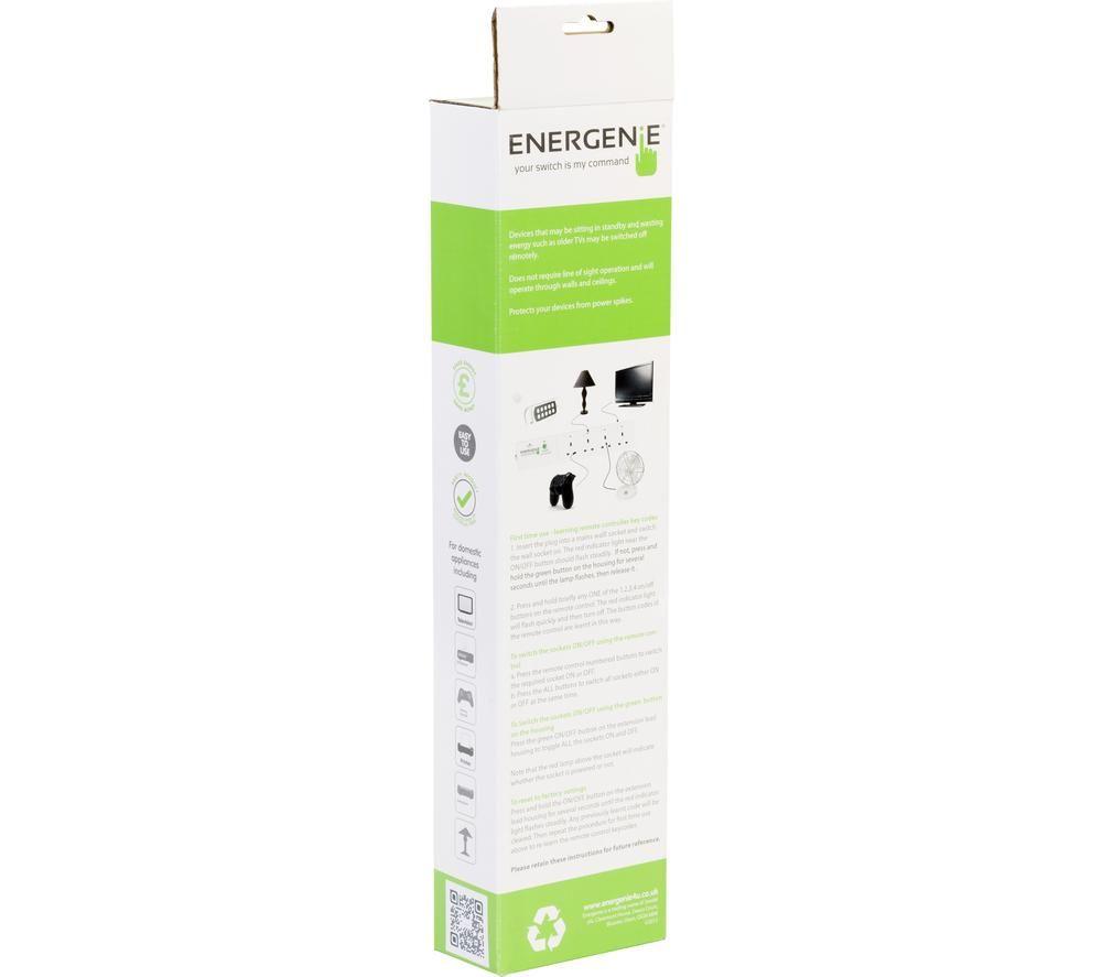 ENERGENIE ENER010 4-Socket Extension Lead - 1.8 m