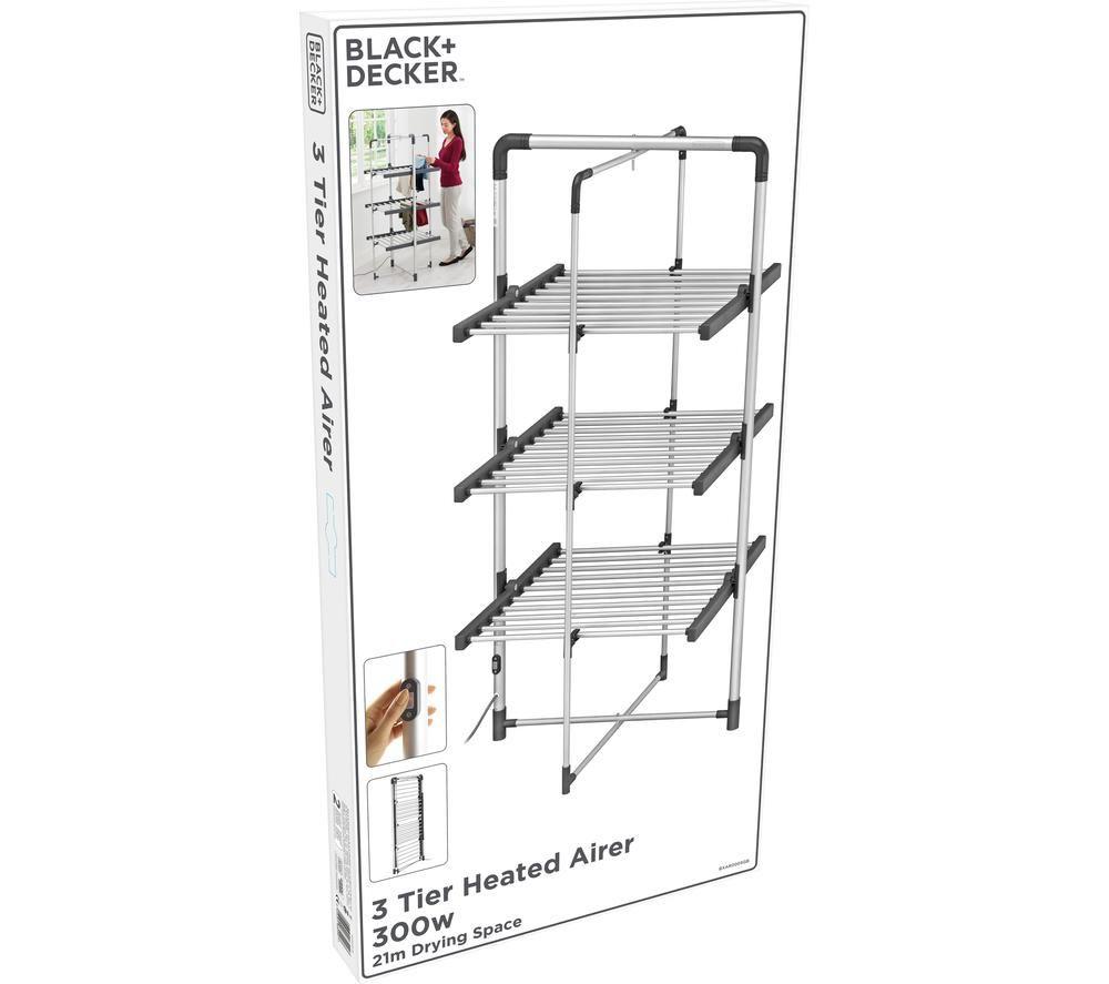 BLACK + DECKER 63099 Heated Clothes Airer image number 4 of 7